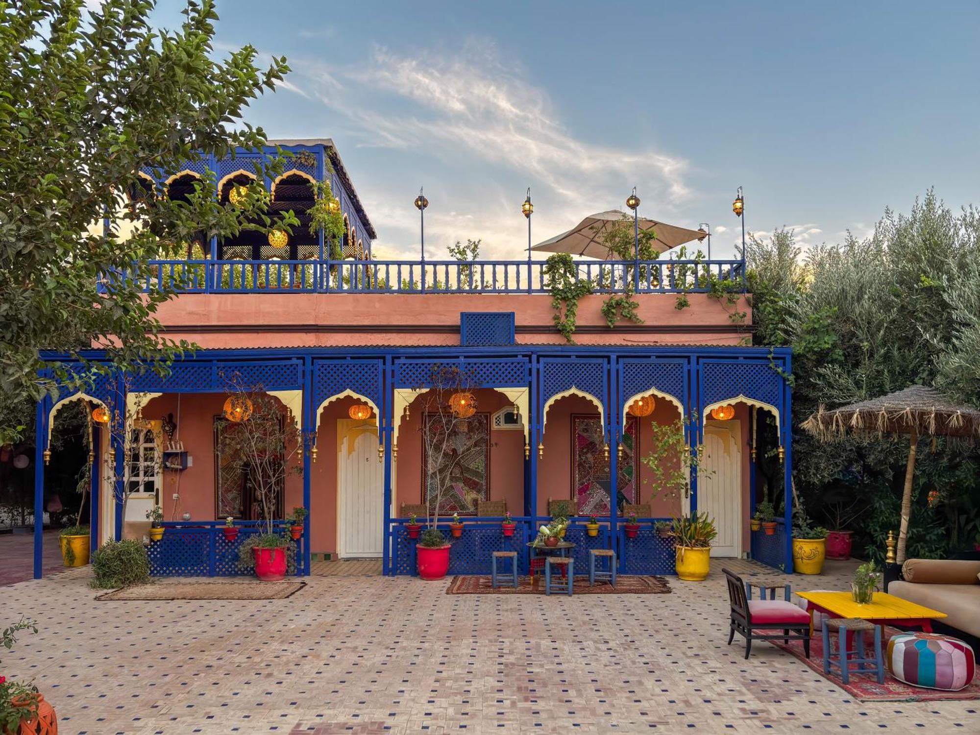 مبيت وإفطار Sidi Abdallah Ghiat Le Bleu House المظهر الخارجي الصورة